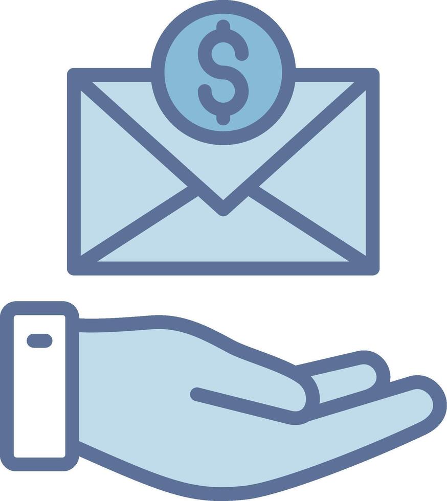 Email Handcrafted UI Symbol Sketch vector
