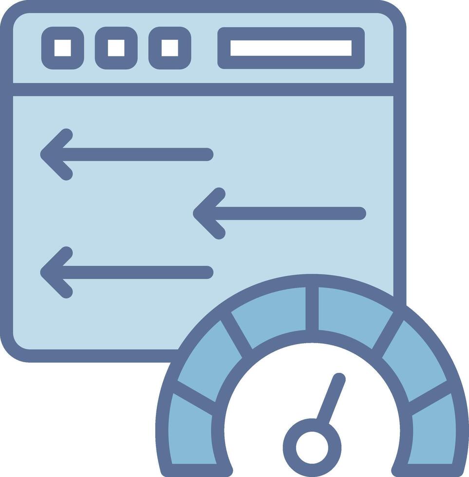 High Speed 3D Interface Shape Design vector