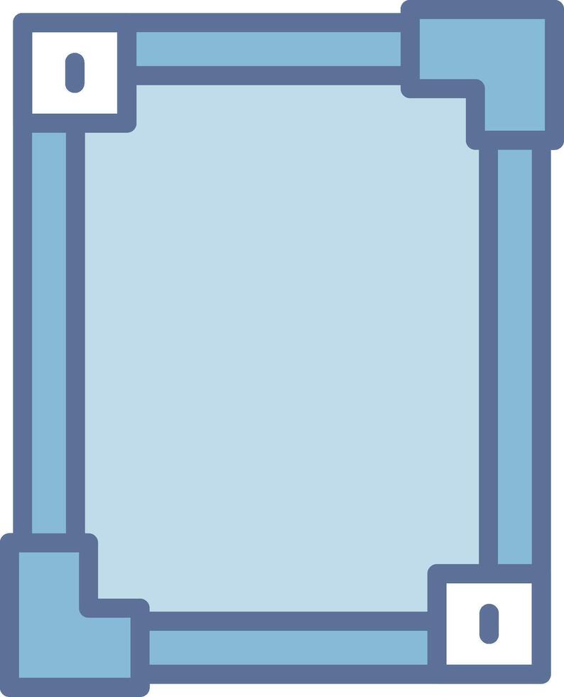 Frame 3D Rendered Symbol Layout vector