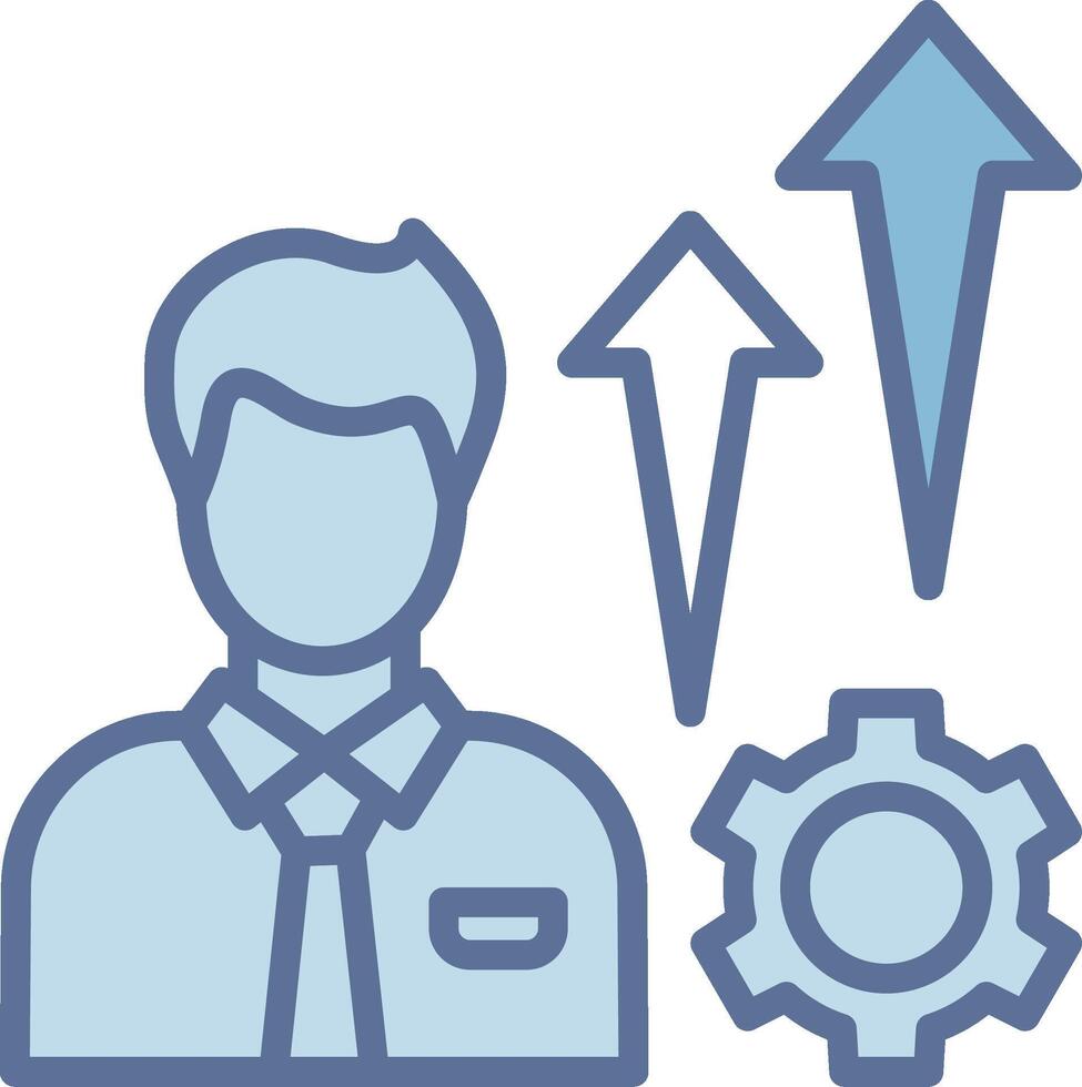 Professional Development Mobile App Illustration Drawing vector