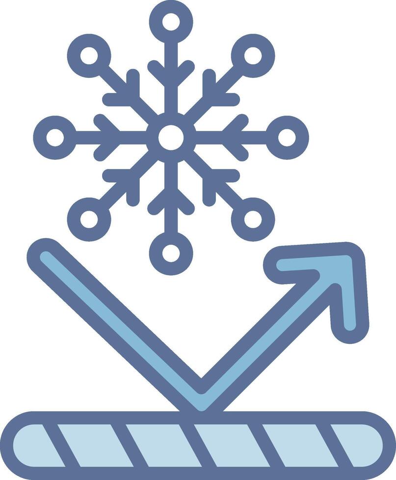 Snow Proof Monochrome Line Graphic Design vector