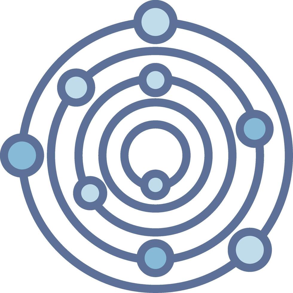 Solar System Modular Form Design vector
