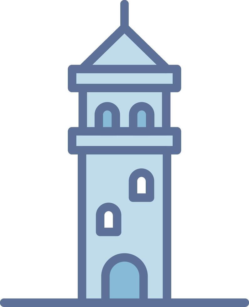 Galata Tower Hand-Drawn Sketch Symbol Art vector