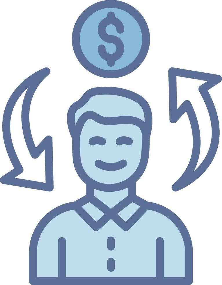 Money UI Badge Layout vector