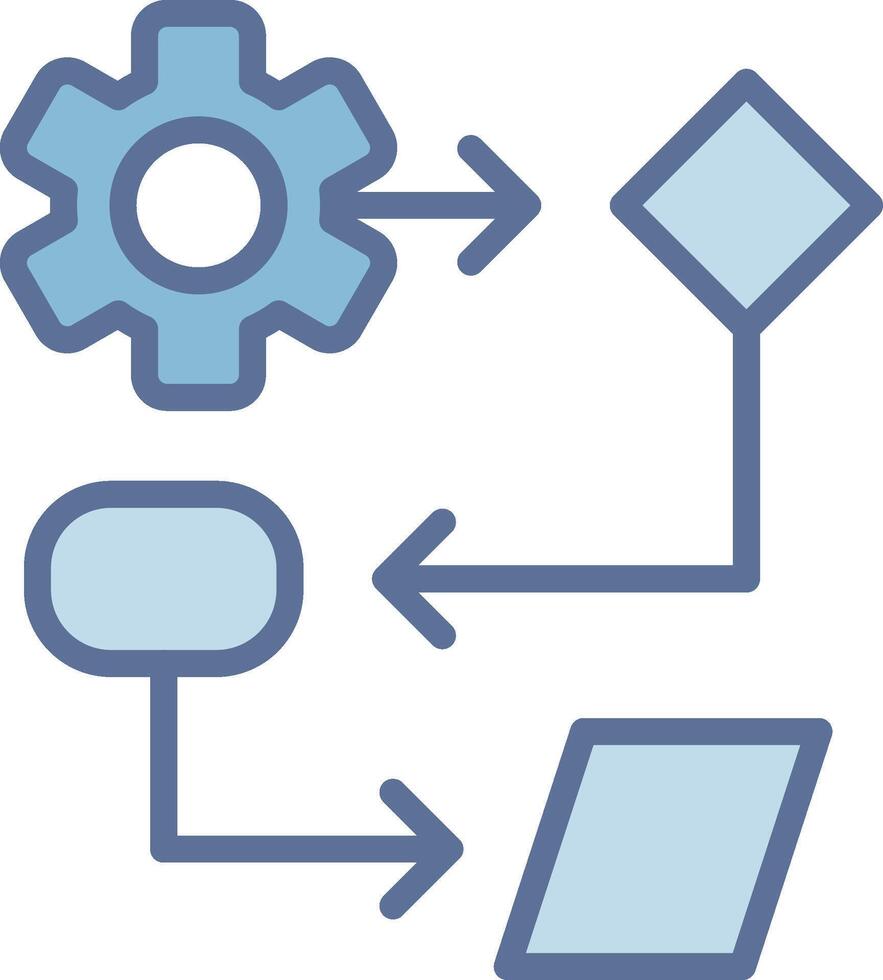 Programming process Gradient Color Form Shape vector