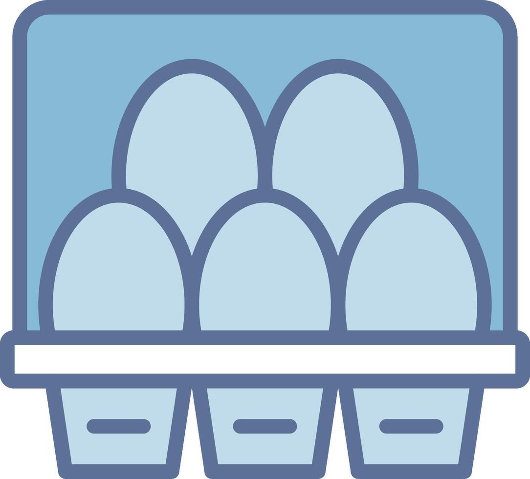 Egg Carton Creative Grid Symbol Shape vector