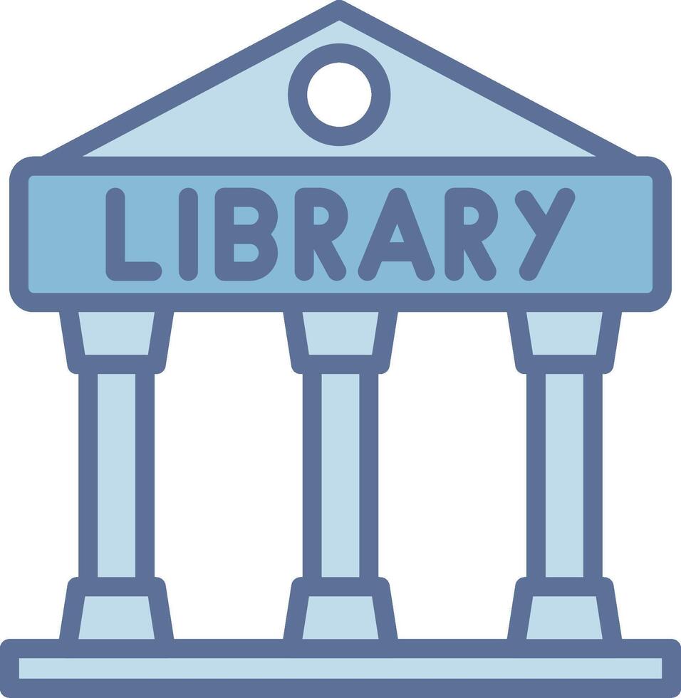 Library Geometric Style Badge Design vector