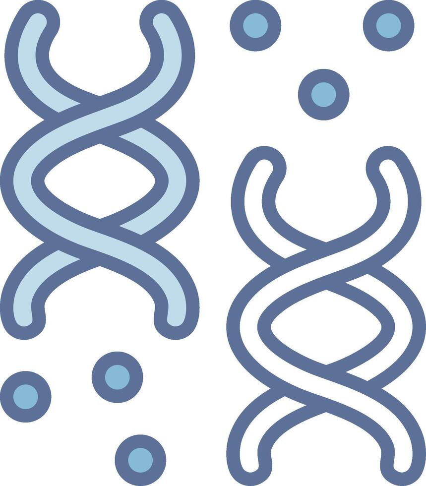 Chromosome App-Based UI Graphic vector