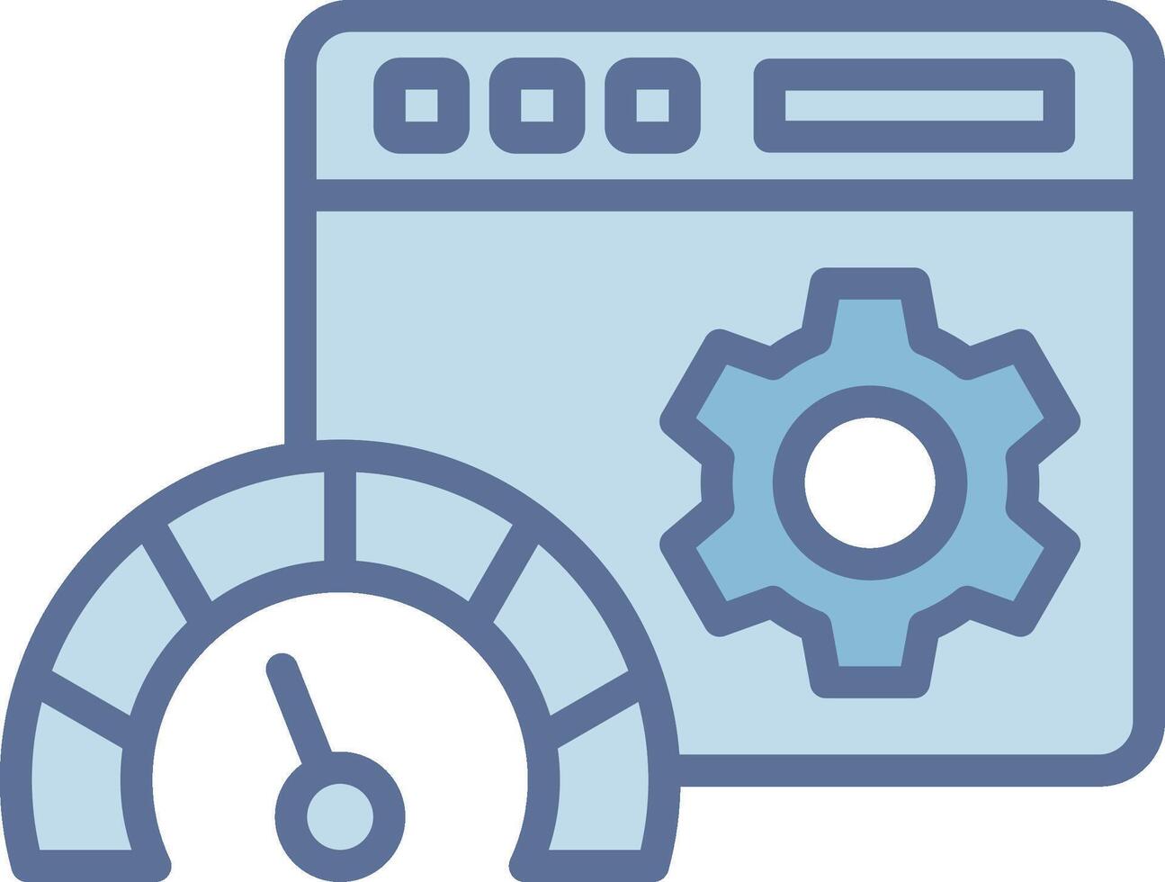 Dashboard Handcrafted UI Symbol Sketch vector