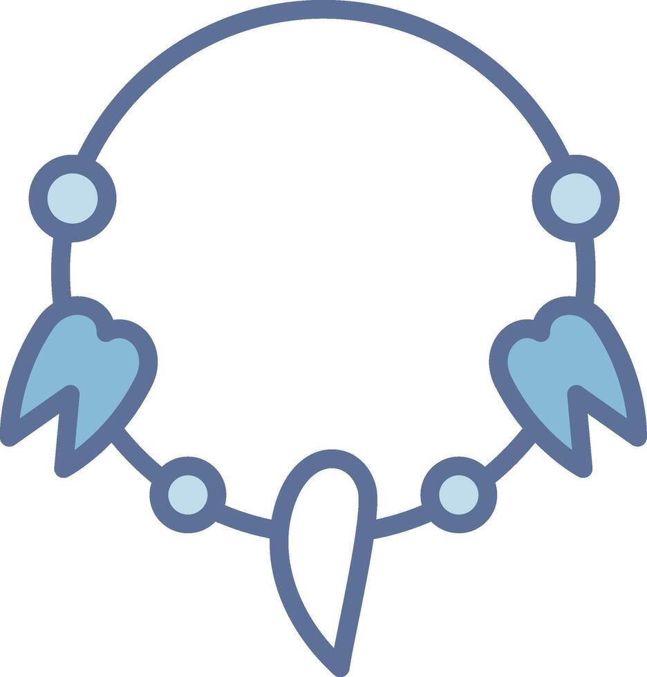 Necklace Minimal Art Object Structure vector