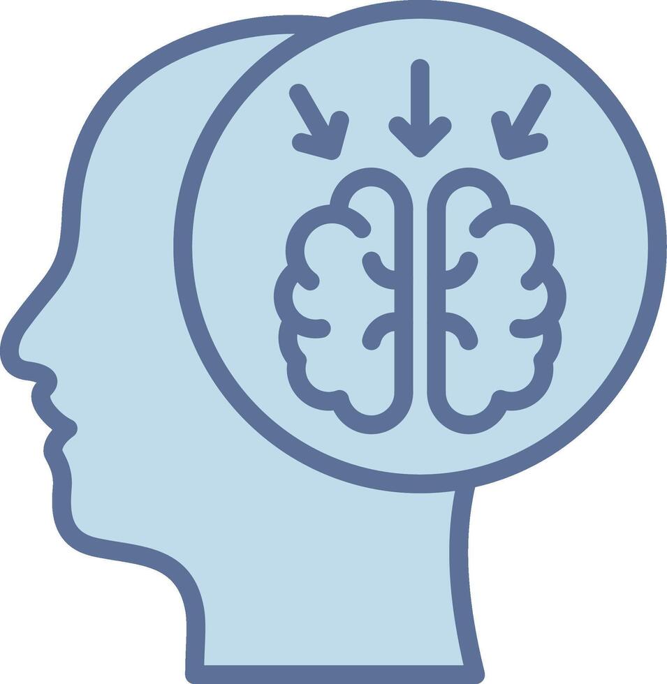 Brainstorming Thin Line Element Structure vector