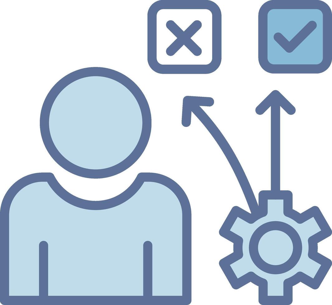Choice Abstract UI Visual Element vector