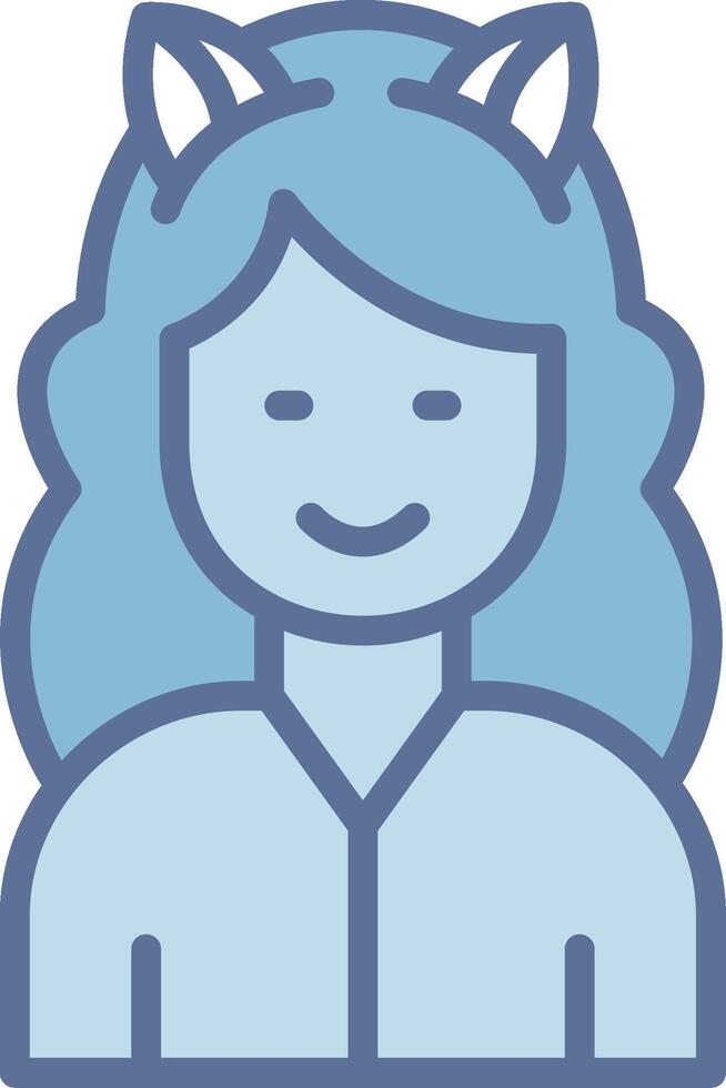 Cat Ears Interactive UI Design Element vector