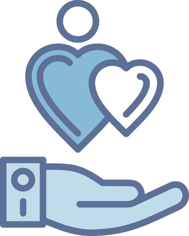 Compassion Bright Flat Artwork Composition vector