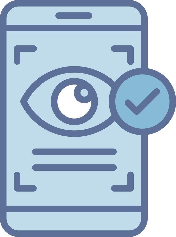 Visibility Stylized Flat Drawing Piece vector