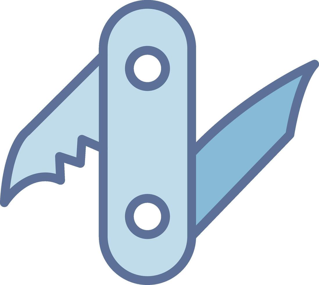 Swiss Army Knife Pastel Sketch Mark Graphic vector