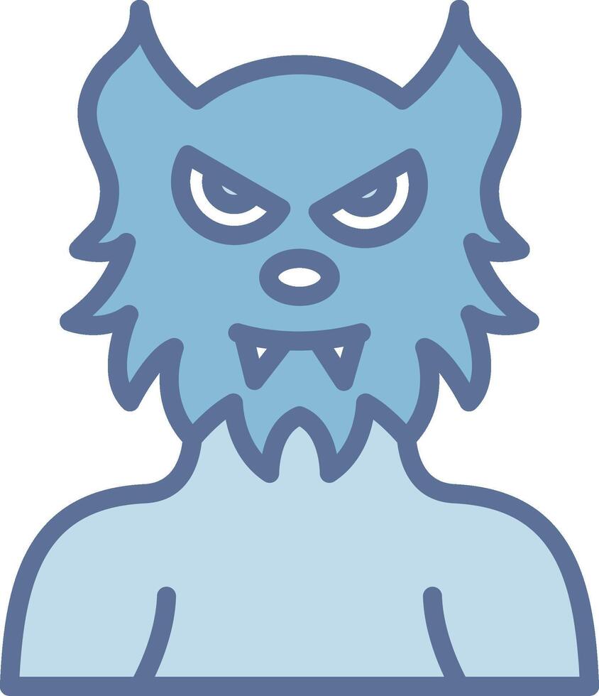 Werewolf Abstract UI Visual Element vector