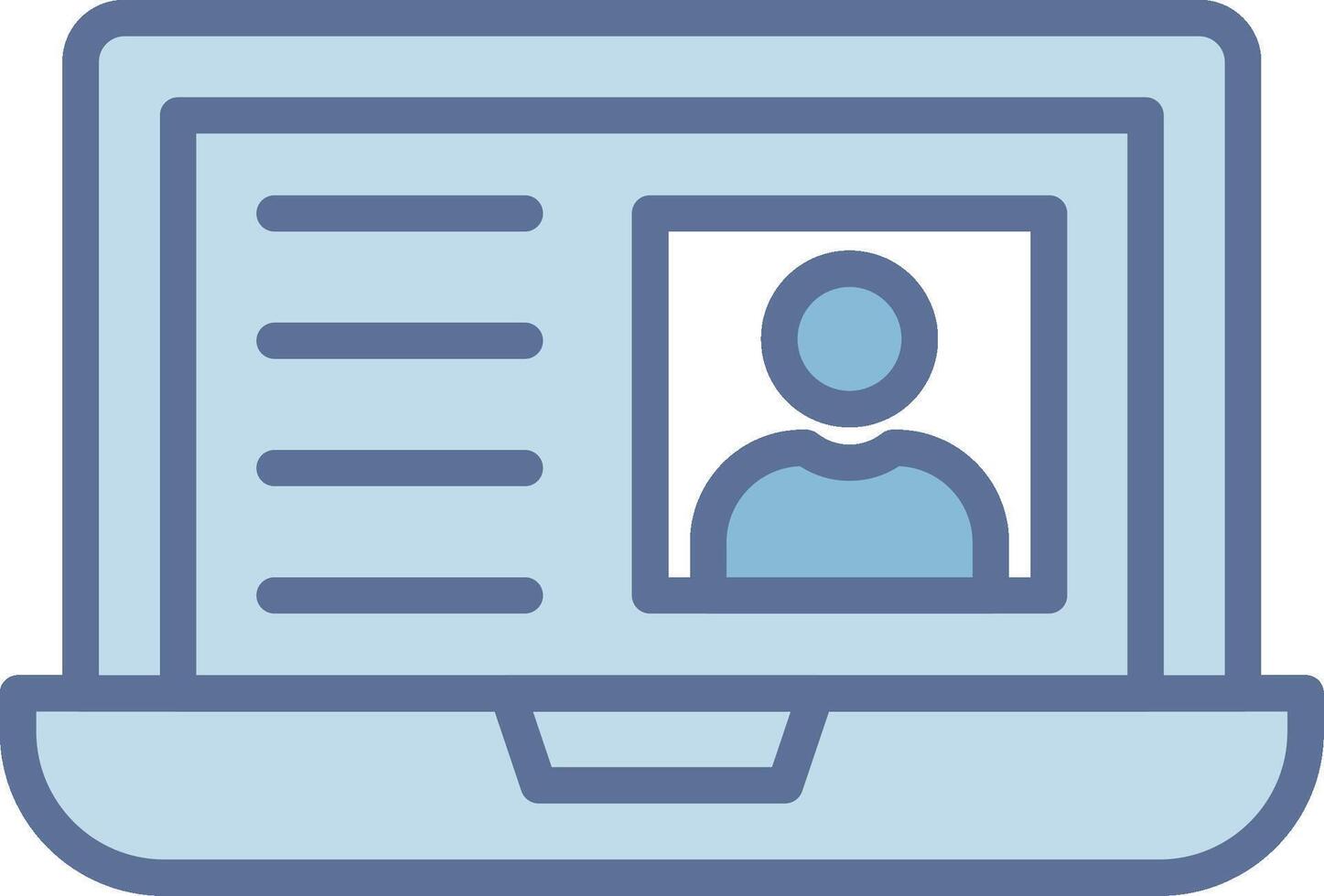 User Profile Color Block Badge Symbol vector