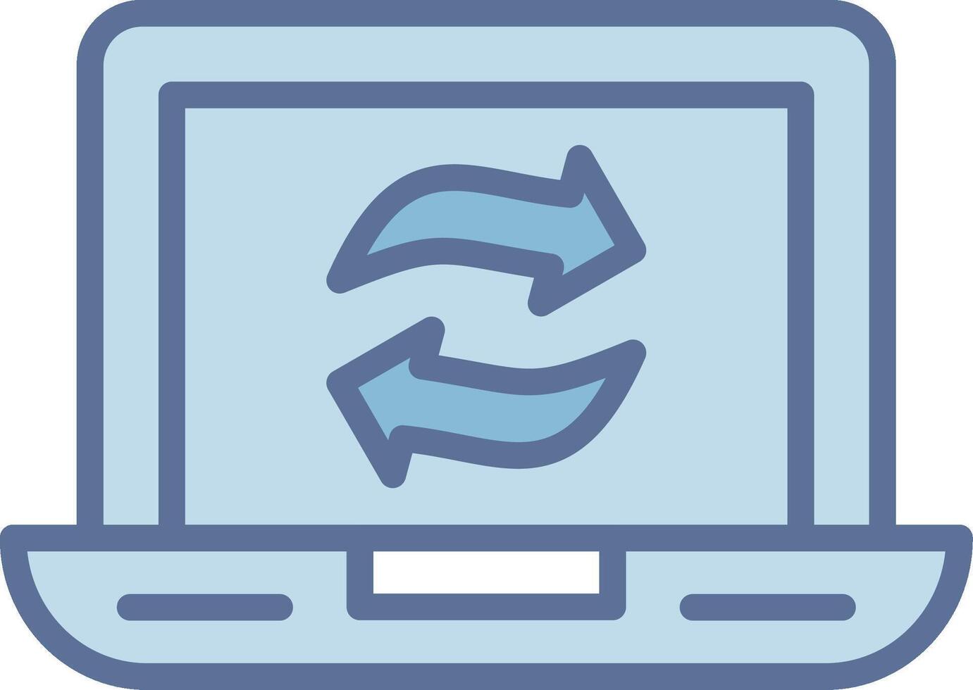 Synchronize Smooth UI Symbol Structure vector