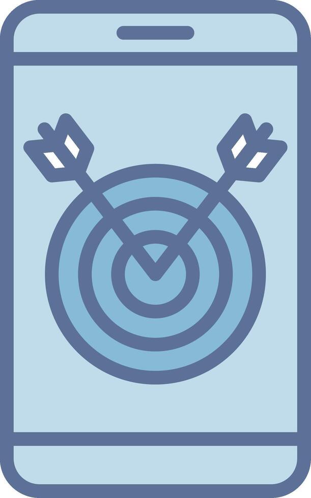 Target Dark Mode Symbol Shape vector