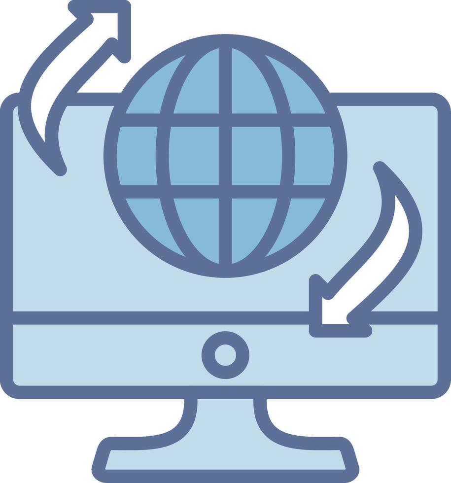 Remote Access Business App Graphic Icon vector