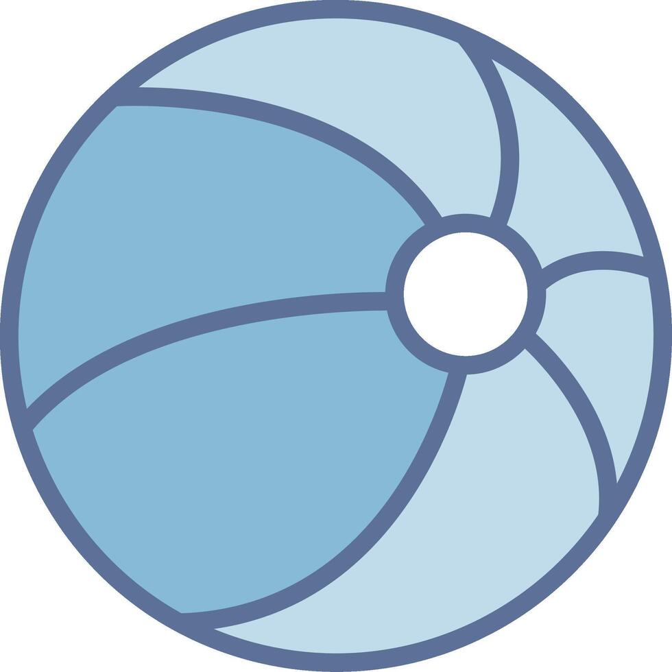 Beach Ball Smooth App Visual Style vector