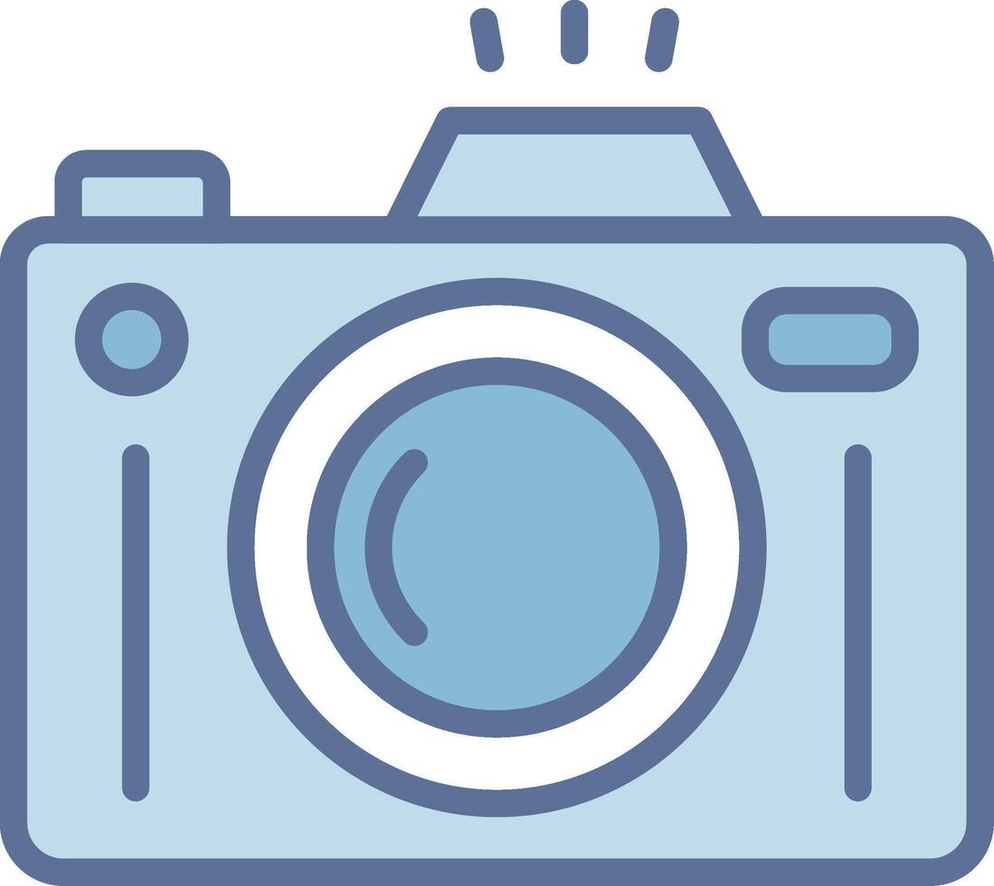 Camera Neon UI Symbol Sketch vector
