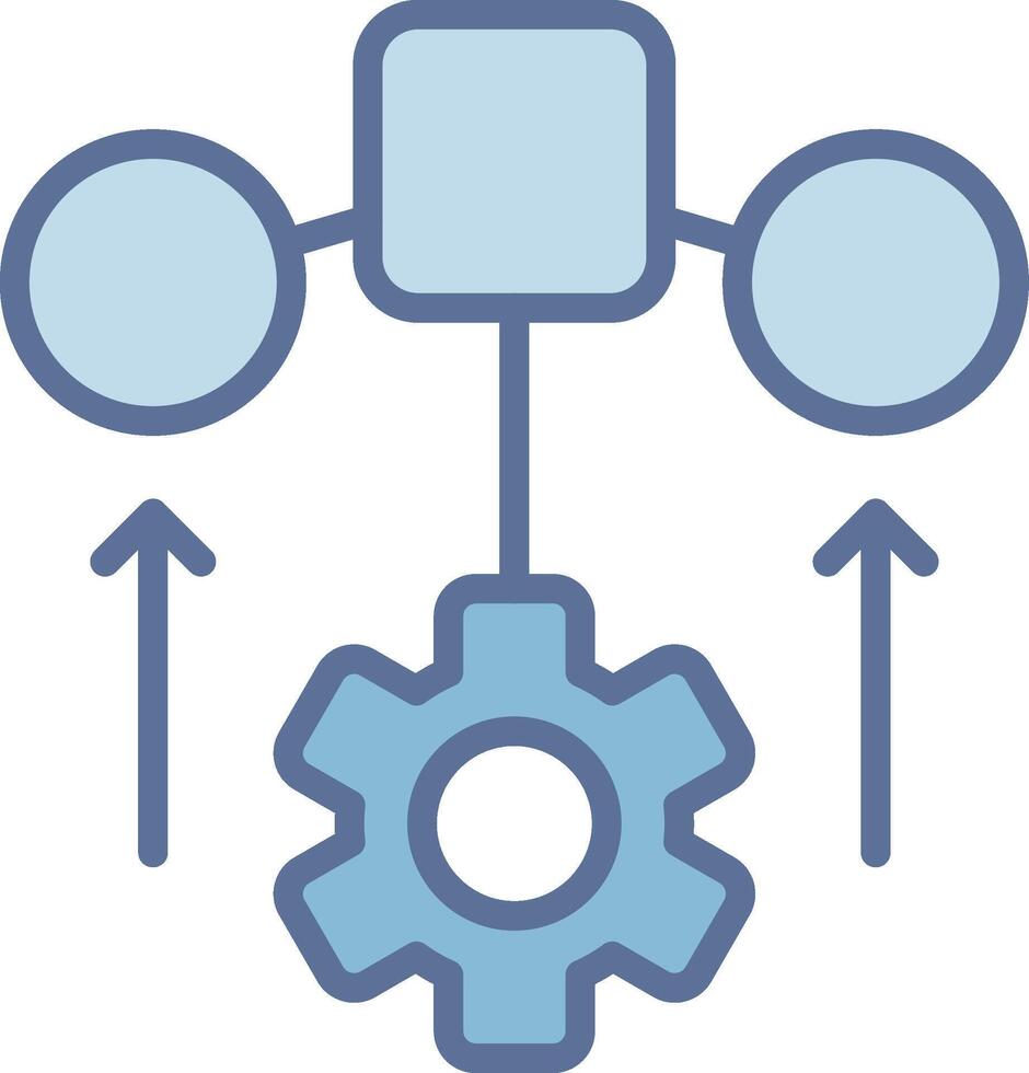 Microservice 3D Rendered Symbol Layout vector