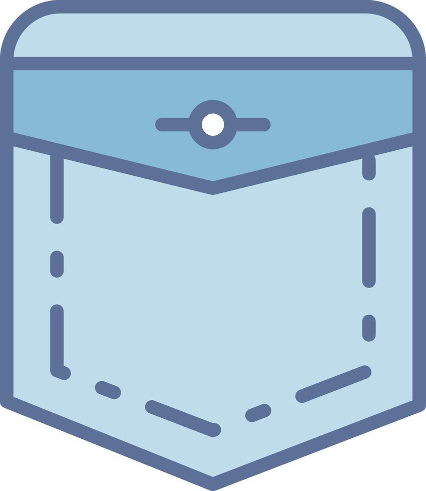 Pocket Futuristic UI Mark Concept vector