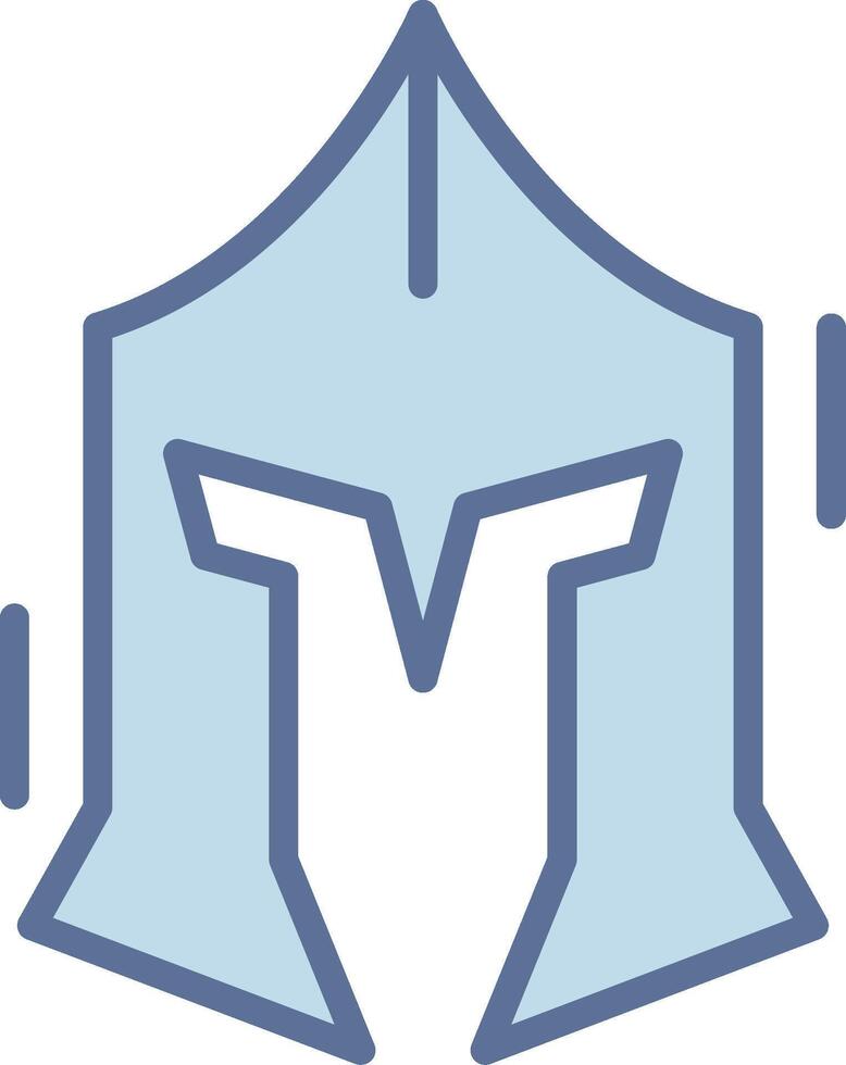 Spartan Flat Design Piece Symbol vector