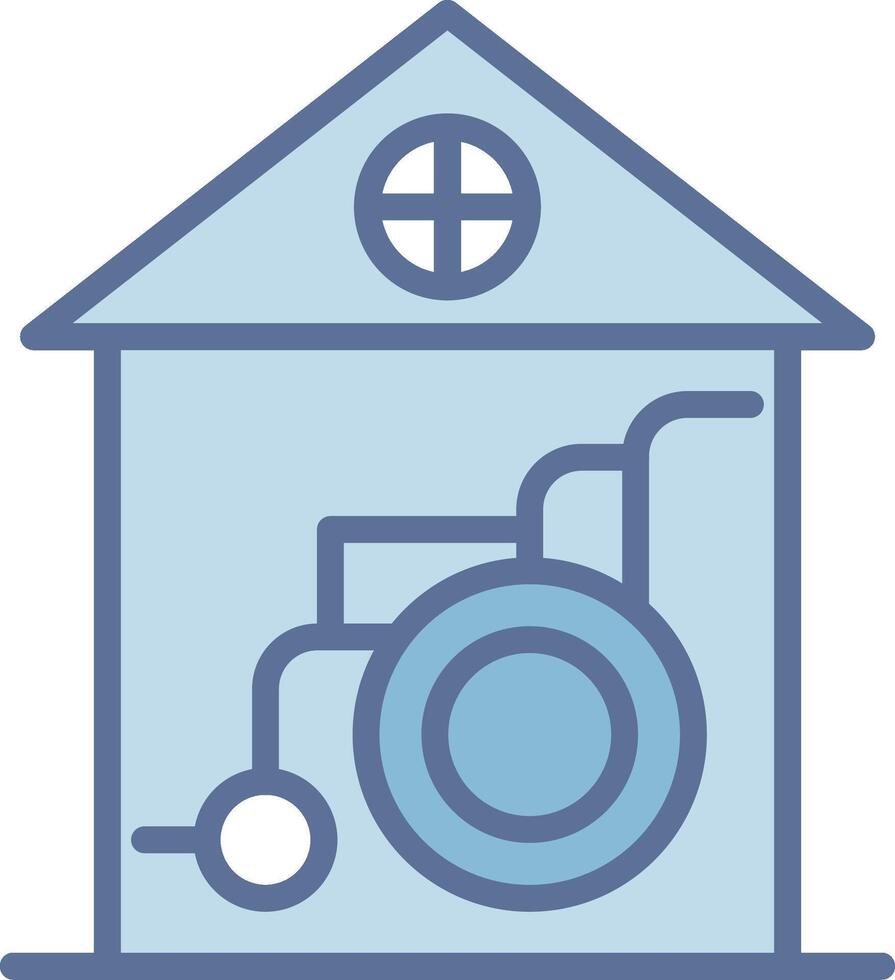 Nursing Home Bold App Graphic Style vector