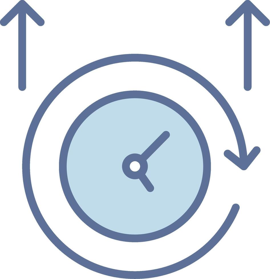 Overtime UX Focused Shape Symbol vector