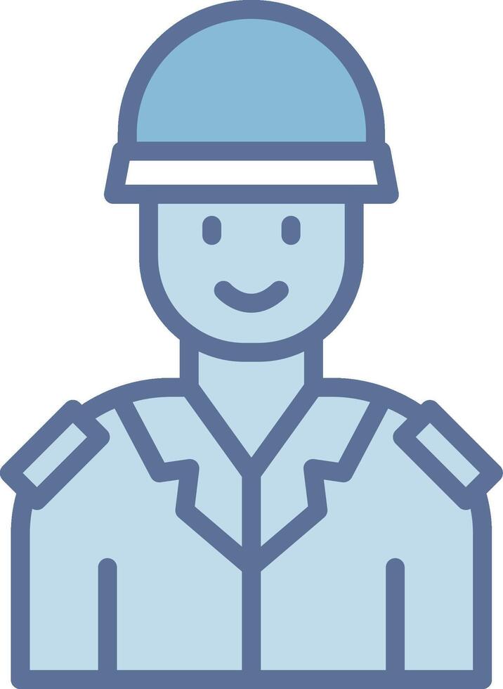 Soldier Digital App Concept Sketch vector