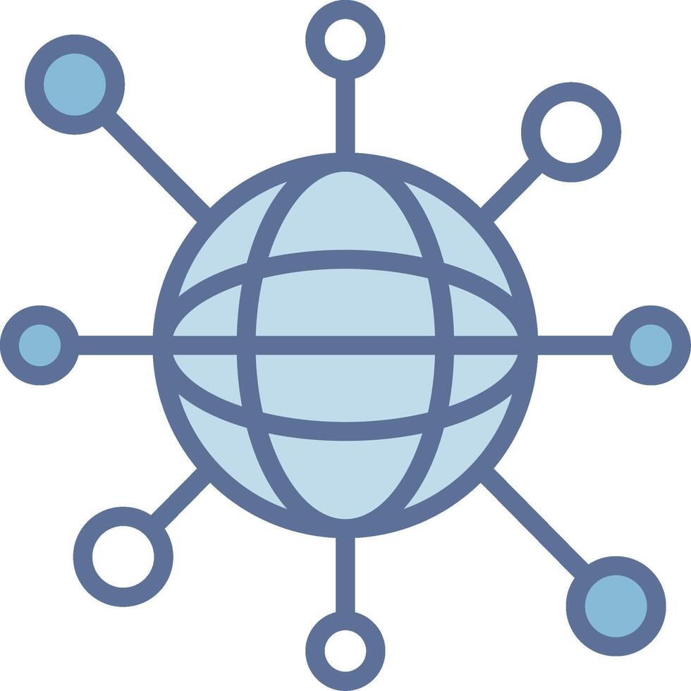 Networking High Detail Shape Element vector