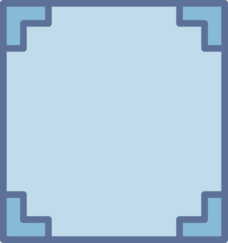 Frame Cool Tone Form Structure vector