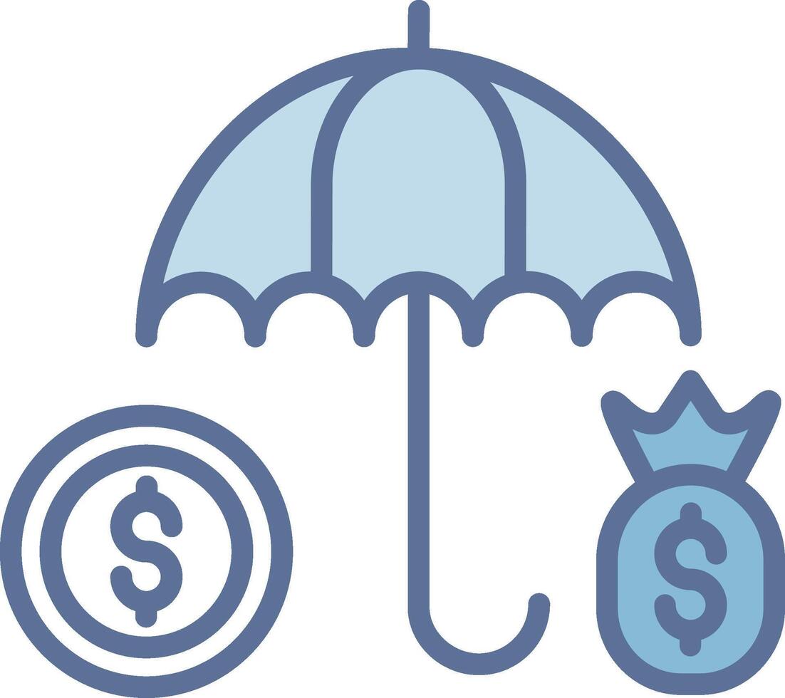 Insurance Gradient Style Element Layout vector