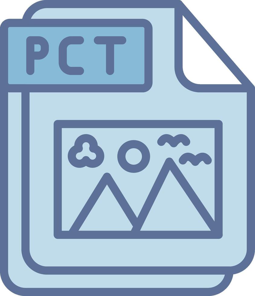 PCT Custom Line Element Graphic vector