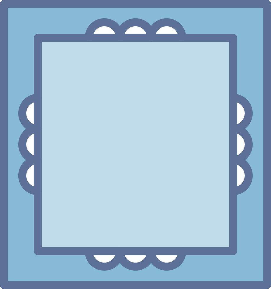 Frame Coded UI Symbol Layout vector