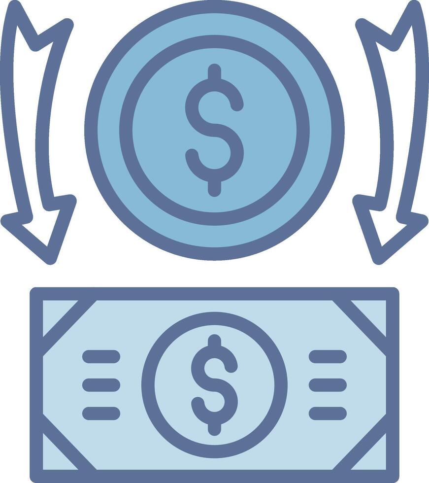 Money Loss Modern Interface Badge Design vector