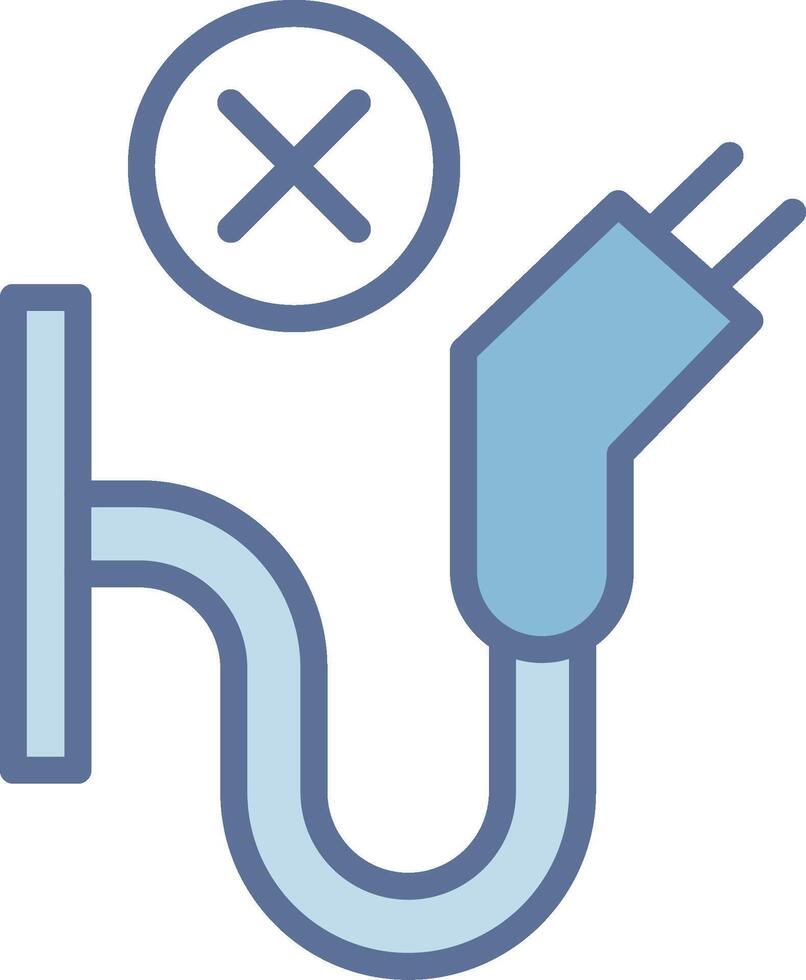 No Fuel Solid Fill Symbol Style vector