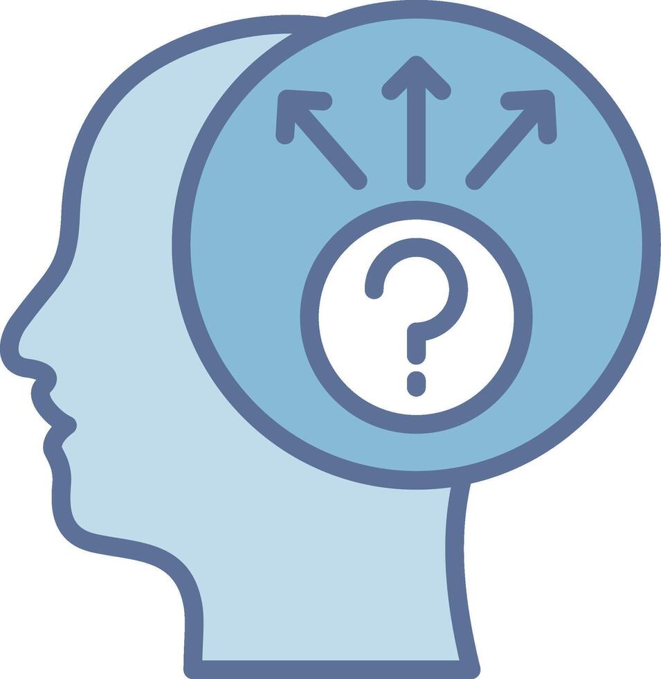 Uncertainty Iconic Line Form Structure vector