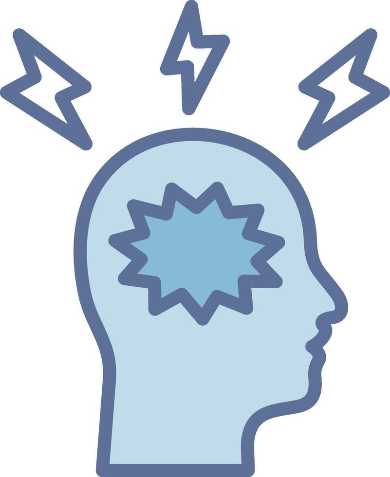 Nervous Breakdown Illustrated Concept Graphic Layout vector