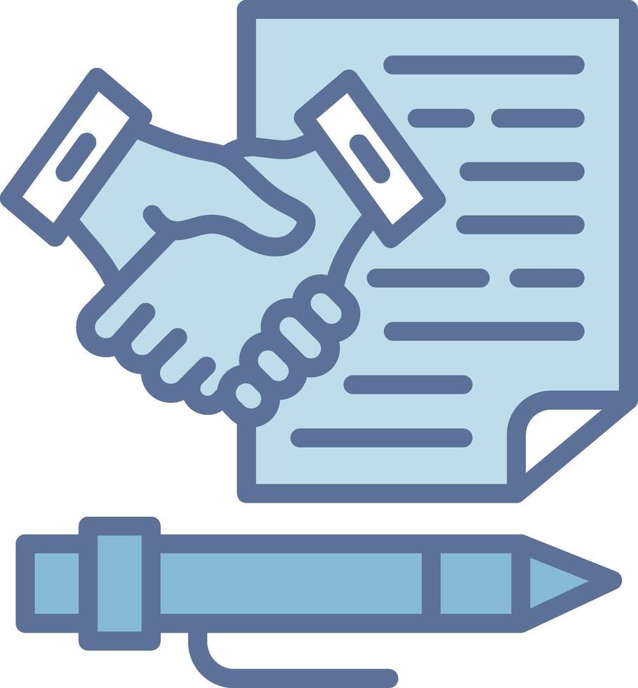 Contract agreement Minimal Graphic Visual Layout vector