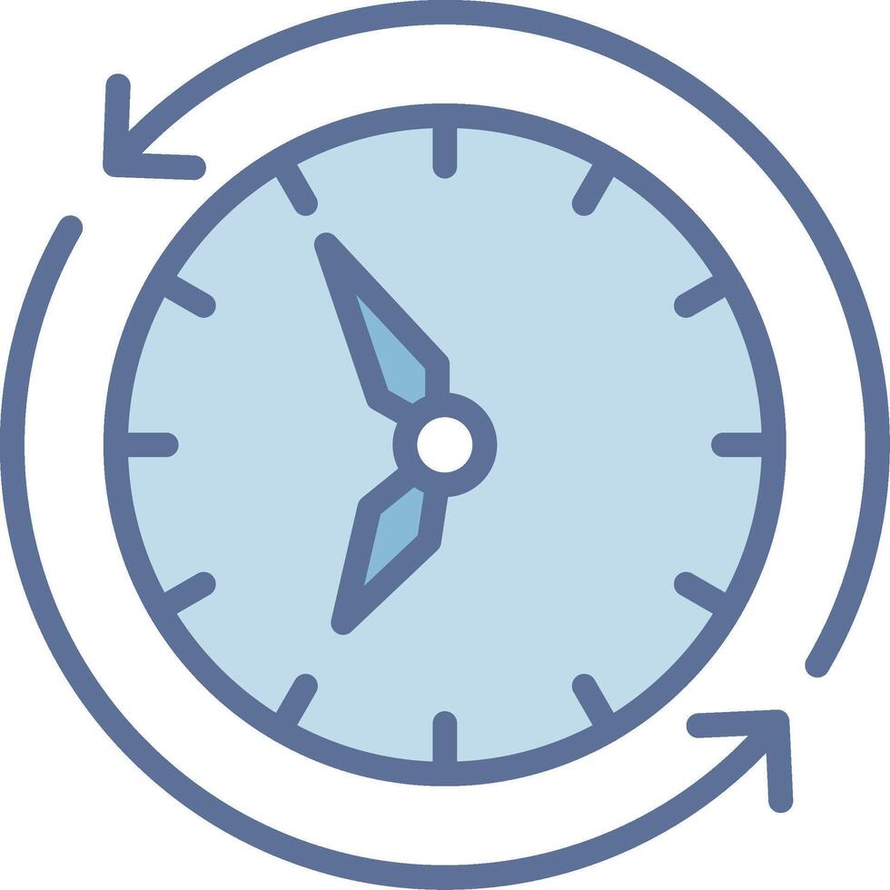 Refresh time Simplified Design Piece Artwork vector