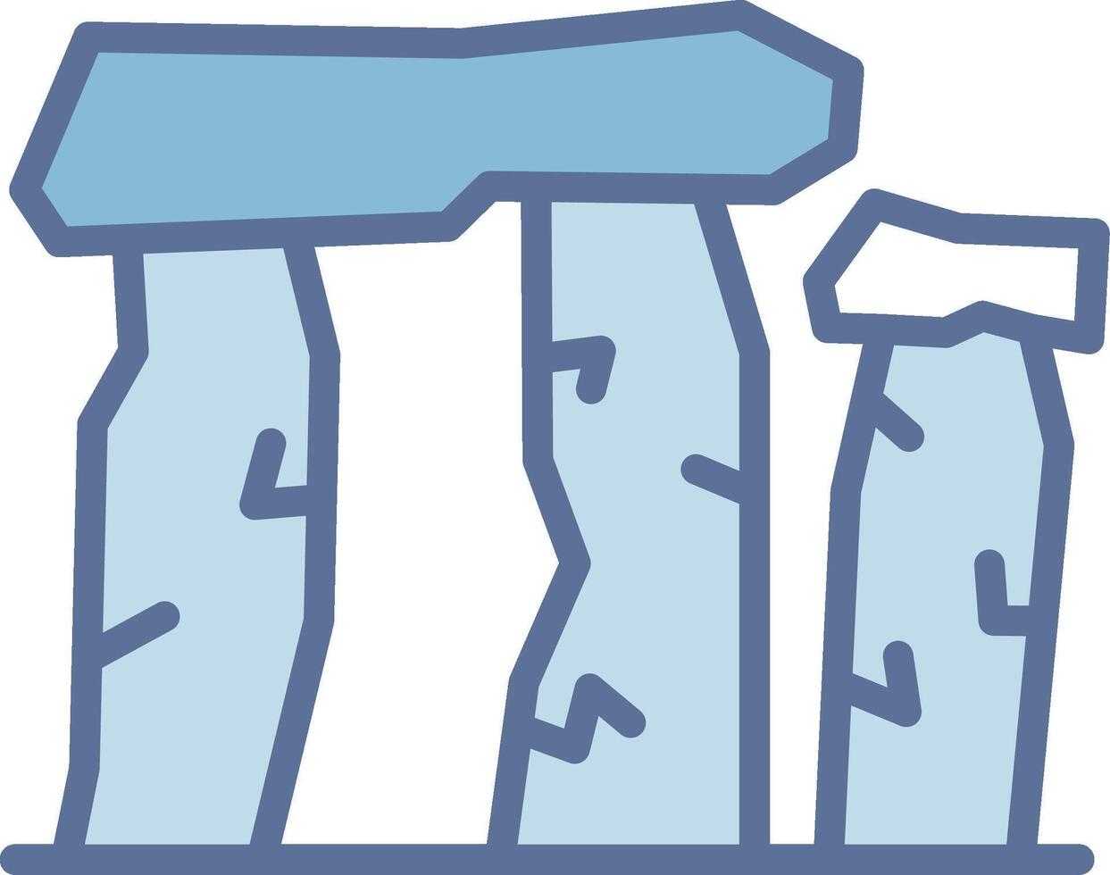 Stonehenge Bright Tone Visual Symbol vector