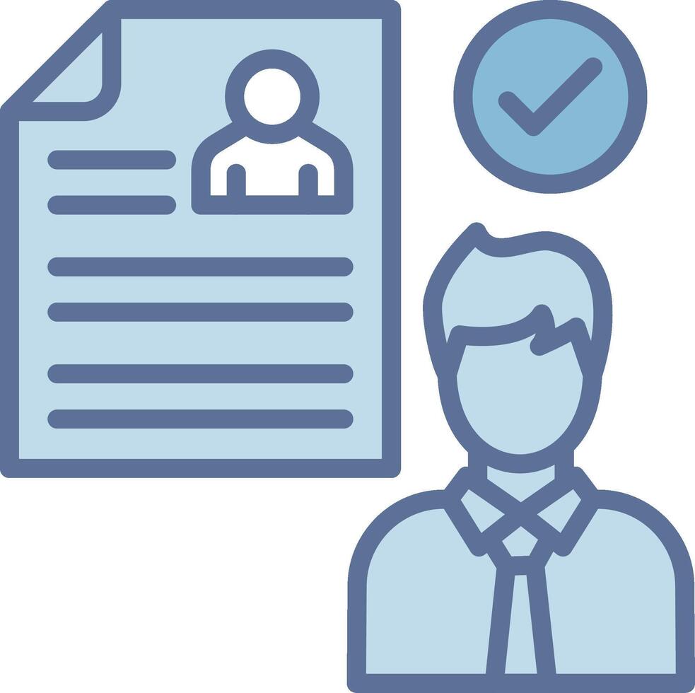 Hired Bold Outline Badge Artwork vector