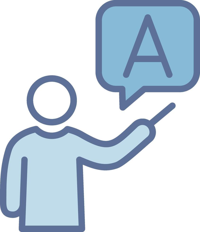 Teacher 3D Rendered Symbol Layout vector