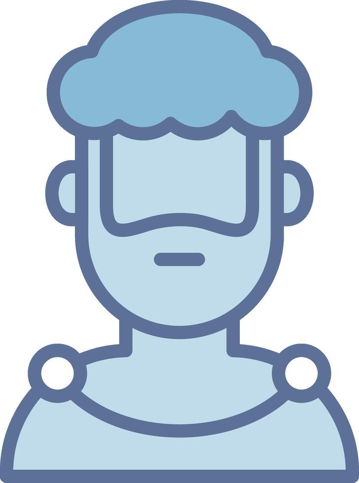Hercules Bold Outline Badge Artwork vector