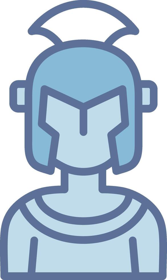 Gladiator Bright Flat Artwork Composition vector