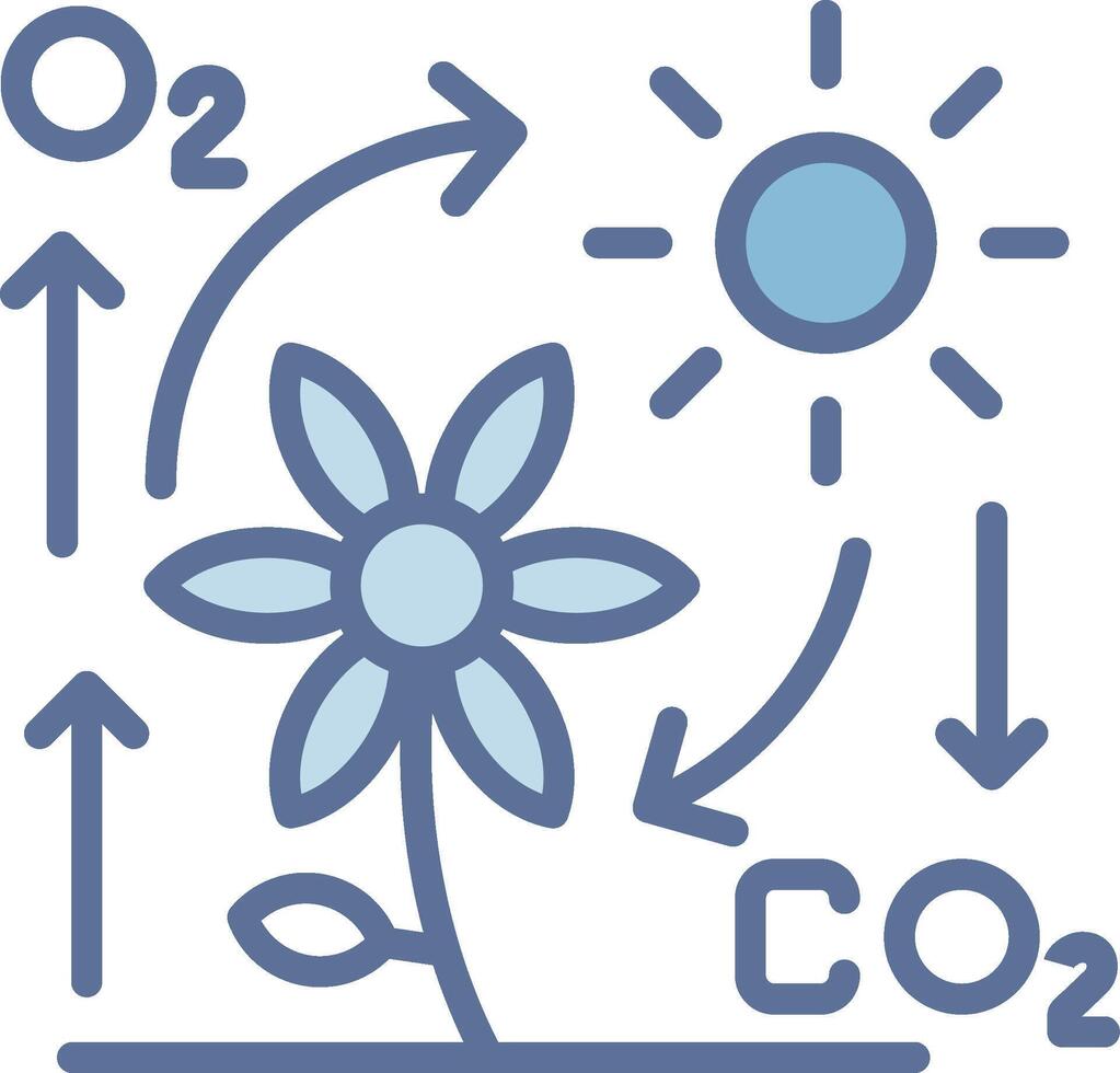 Photosynthesis Clean Frame Object Illustration vector